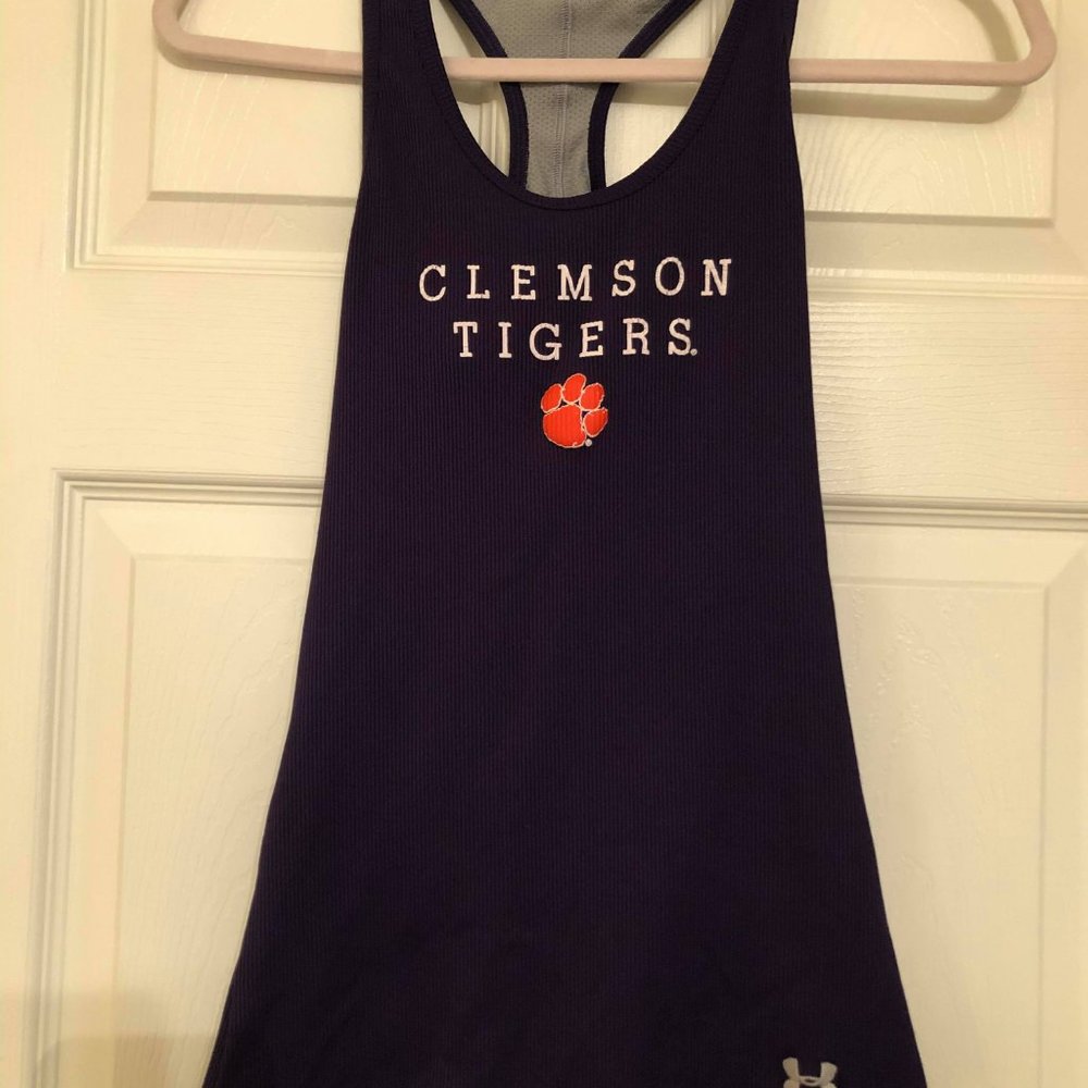 Under Armour Clemson Tigers Heat Gear Fitted Work